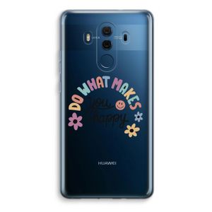 Happy days: Huawei Mate 10 Pro Transparant Hoesje