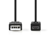 Nedis USB-Kabel | USB-A Male naar USB Micro-A | 480 Mbps | 2 m | 1 stuks - CCGP60400BK20 CCGP60400BK20 - thumbnail