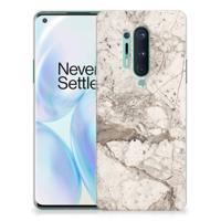 OnePlus 8 Pro | TPU | Siliconen hoesje | Marmer Beige