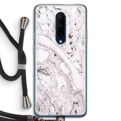 Mengelmoes: OnePlus 7 Pro Transparant Hoesje met koord