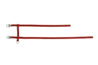 Beeztees - kattentuigje - suede - rood - 46/35 cm x 10 mm - thumbnail