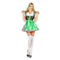 Oktoberfest kleding groen jurkje dames 40 (L)  - - thumbnail