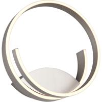 LED Wandlamp - Cinque Cinardi - 1 Lichtpunt van 15 Watt - Dimbaar - Aanpasbare Lichtkleur - Mat Nikkel - Metaal