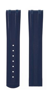 Horlogeband Omega 21022422003001 / 032CVZ015756 Rubber Blauw 20mm