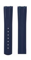 Horlogeband Omega 21022422003001 / 032CVZ015756 Rubber Blauw 20mm