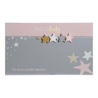 Fotolijst met Knijpers DKD Home Decor Hello Lovely Hout MDF Sterren 40 x 1 x 24 cm