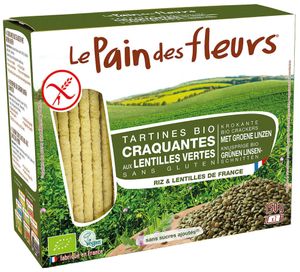 Le Pain des Fleurs Crackers Groene Linzen