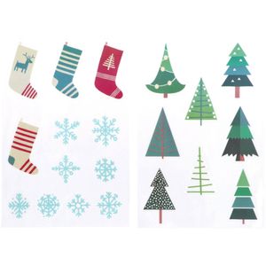 Raamstickers Kerst Winter Holly Jolly (20st)