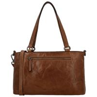 Hide & Stitches Handtas/Schoudertas 3 Vaks Westland Cognac Hide & Stitches Handtas/Schoudertas 3 Vaks Westland Cognac