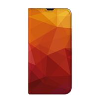 Stand Case voor iPhone 13 Pro Max Polygon Red - thumbnail