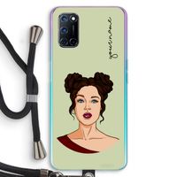 Pop-Art Creator: Oppo A72 Transparant Hoesje met koord