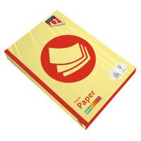 Kopieerpapier quantore colour a4 160gr geel | 5 stuks