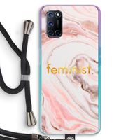 Feminist: Oppo A92 Transparant Hoesje met koord
