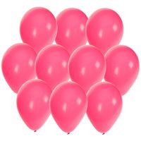 45x stuks Roze party ballonnen 27 cm - thumbnail