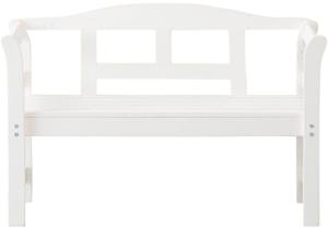 Tuinbank FSC grenen hout 113x40x75cm wit