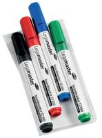 Legamaster whiteboardmarker TZ 100, etui met 4 stuks in geassorteerde kleuren