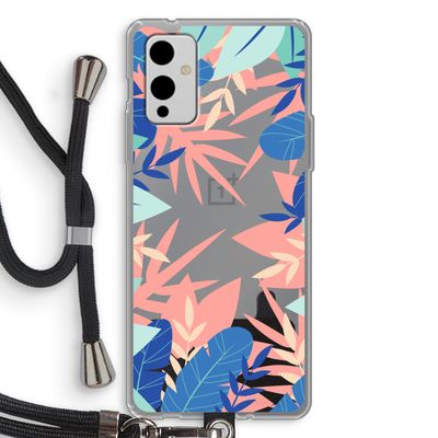 Tropisch: OnePlus 9 Transparant Hoesje met koord