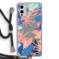 Tropisch: OnePlus 9 Transparant Hoesje met koord