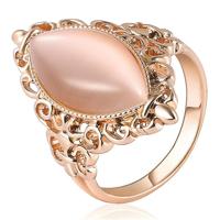 Vrouwen Vintage etnische stijl waterdrops Opal ovale ring ring grootte: 8 (Rose goud) Vrouwen Vintage etnische stijl waterdrops Opal ovale ring ring grootte: 8 (Rose goud)