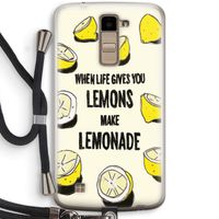 Lemonade: LG K10 (2016) Transparant Hoesje met koord