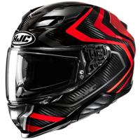 HJC F71 Carbon Nevio, Integraalhelm, Zwart Rood