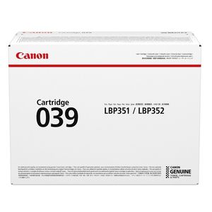 Canon 039 tonercartridge 1 stuk(s) Origineel Zwart