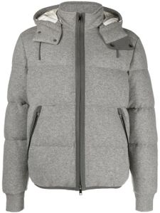 Zegna doudoune Oasi en cachemire - Gris