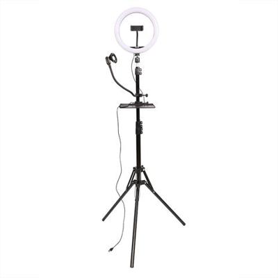 StudioKing led vlog set sk-k190 met ringlamp en microfoonhouder