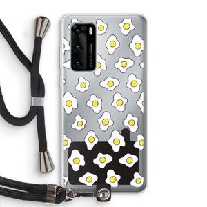 Spiegeleitjes: Huawei P40 Transparant Hoesje met koord