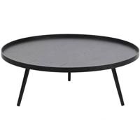 WOOOD Mesa Salontafel H 36 x Ø 100 cm - Zwart