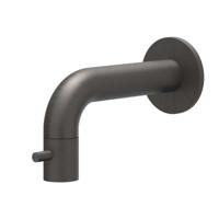 IVY Concord Fonteinkraan - Inbouw - Hartafstand 12.5 cm - Geborsteld Carbon Black PVD