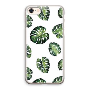 Tropische bladeren: iPhone 8 Transparant Hoesje