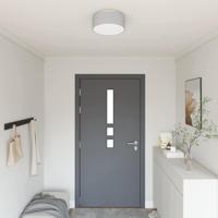 VidaXL Plafonnière met schijnwerpers grijs 30 x 30 x 13,5 cm stof