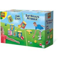 SES CREATIVE - Chamboule-tout en zachte petanqueballen