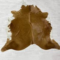 Koeienhuid bruin wit 255x230cm XXL