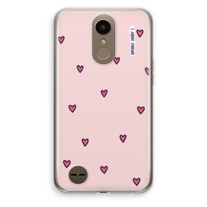 Hartjes: LG K10 (2017) Transparant Hoesje