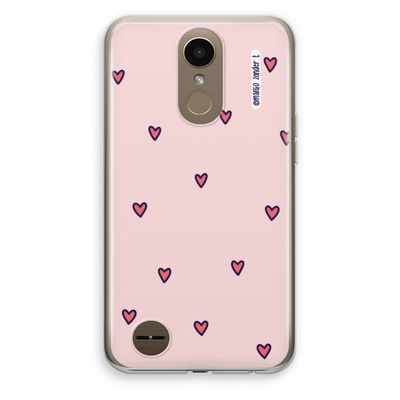 Hartjes: LG K10 (2017) Transparant Hoesje