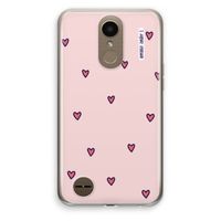 Hartjes: LG K10 (2017) Transparant Hoesje