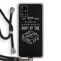 Life: Samsung Galaxy A51 5G Transparant Hoesje met koord