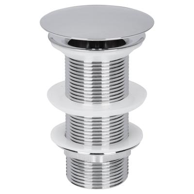 Differnz afvoerplug always open | L | chroom | 72mm
