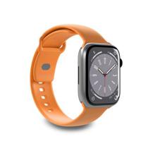 Apple Watch Series 9/8/SE (2022)/7/SE/6/5/4/3/2/1 Puro Icon Siliconen Band - 41mm/40mm/38mm - Oranje