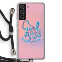 Girl boss: Samsung Galaxy S21 FE Transparant Hoesje met koord