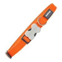 Hondenhalsband Red Dingo Soepel Oranje (1,5 x 24-36 cm)