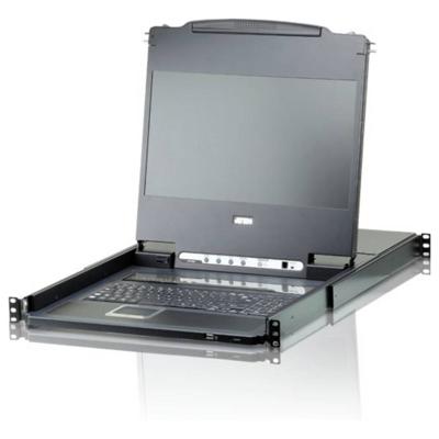 ATEN CL6708MW F KVM-switch VGA Toetsenbord, USB, PS/2 1280 x 1024 Pixel