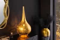 Handgemaakte vloerlamp ORIENT LIVING 50cm goud ijzer druppelvorm - 44898