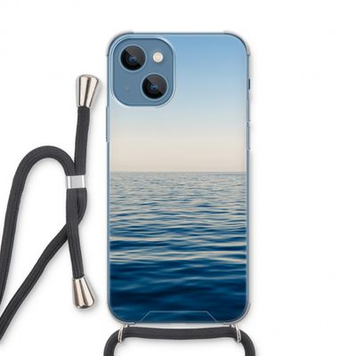 Water horizon: iPhone 13 Transparant Hoesje met koord