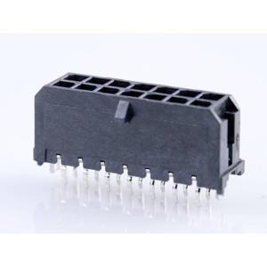 Molex 430451424 Male behuizing (board) Inhoud: 1 stuk(s)