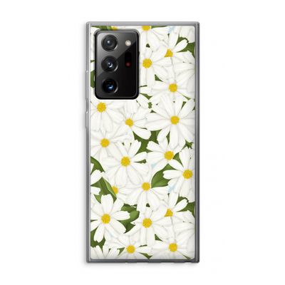 Summer Daisies: Samsung Galaxy Note 20 Ultra / Note 20 Ultra 5G Transparant Hoesje