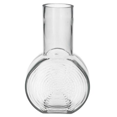 Bloemenvaas - helder - transparant glas - D6 x H23 cm