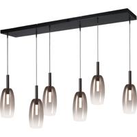 Masterlight 6L hanglamp Ø11,5cmLido Olive met smoke-fading glas - 2861-05-05-130-25-64